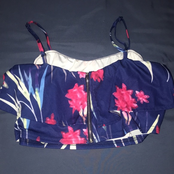 2pc Floral Pants and Crop Top size XL - Picture 4 of 6